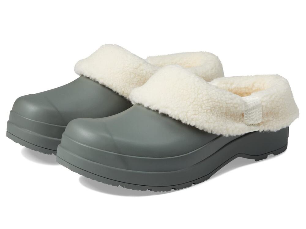 Hunter Play Sherpa Insulated Clog Women’s Urban Grey Rubber Shoe NEW Size 7 M